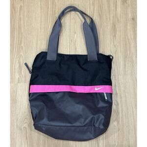 Nike Black and Pink Tote Bag